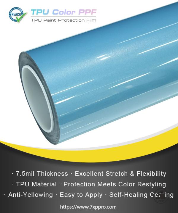  TPU Metal Ice Crystal Blue