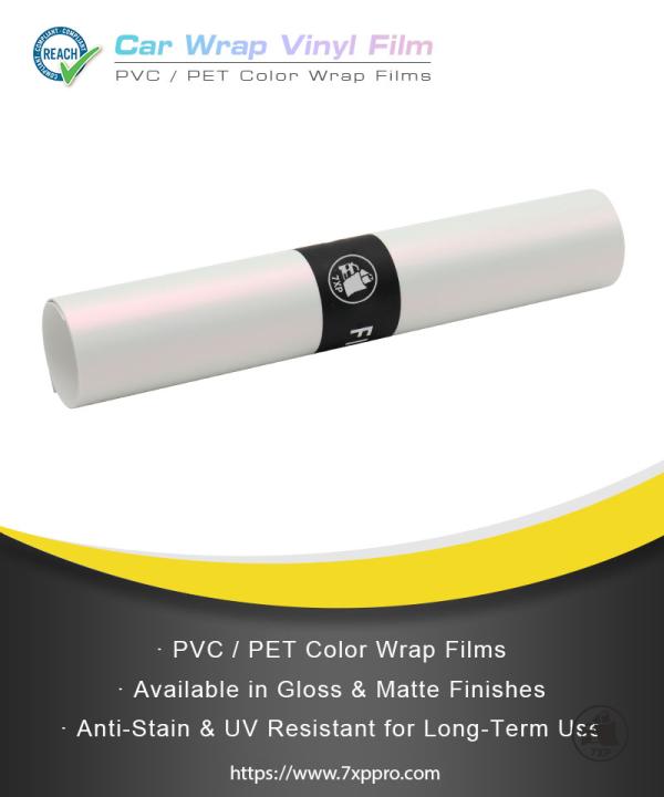  PVC & PET Matt white to red