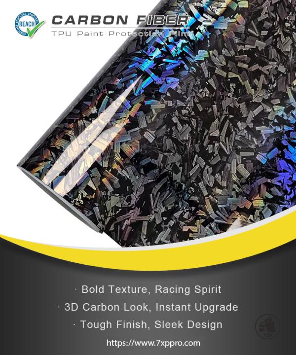  TPU Laser Flower Carbon Fiber Silver