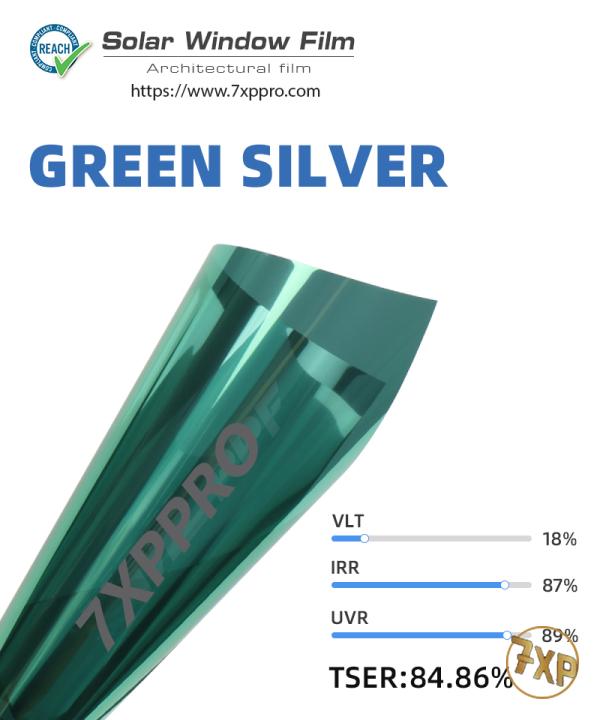  Architectural film – Green-Silver